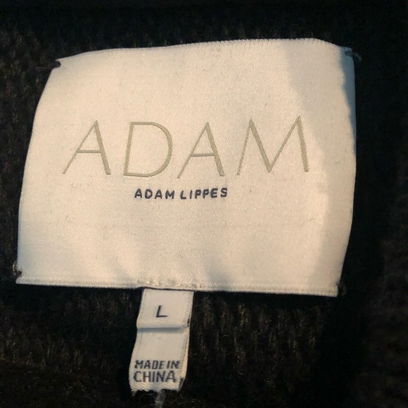 Adam Lippes Long Black Wool Knit Jacket - Picture 6 of 7